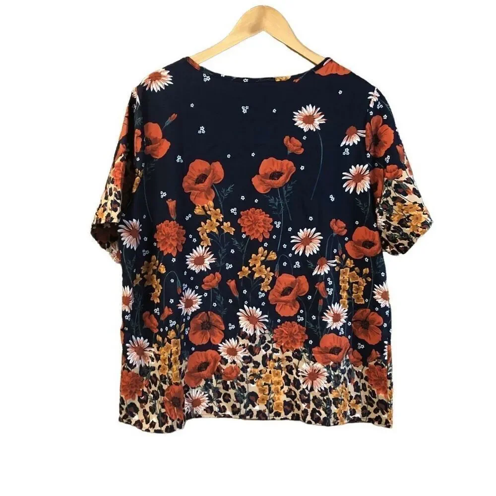 Emery Rose XXL (2XL) Bold Pattern Flower Shell - Picture 3 of 5